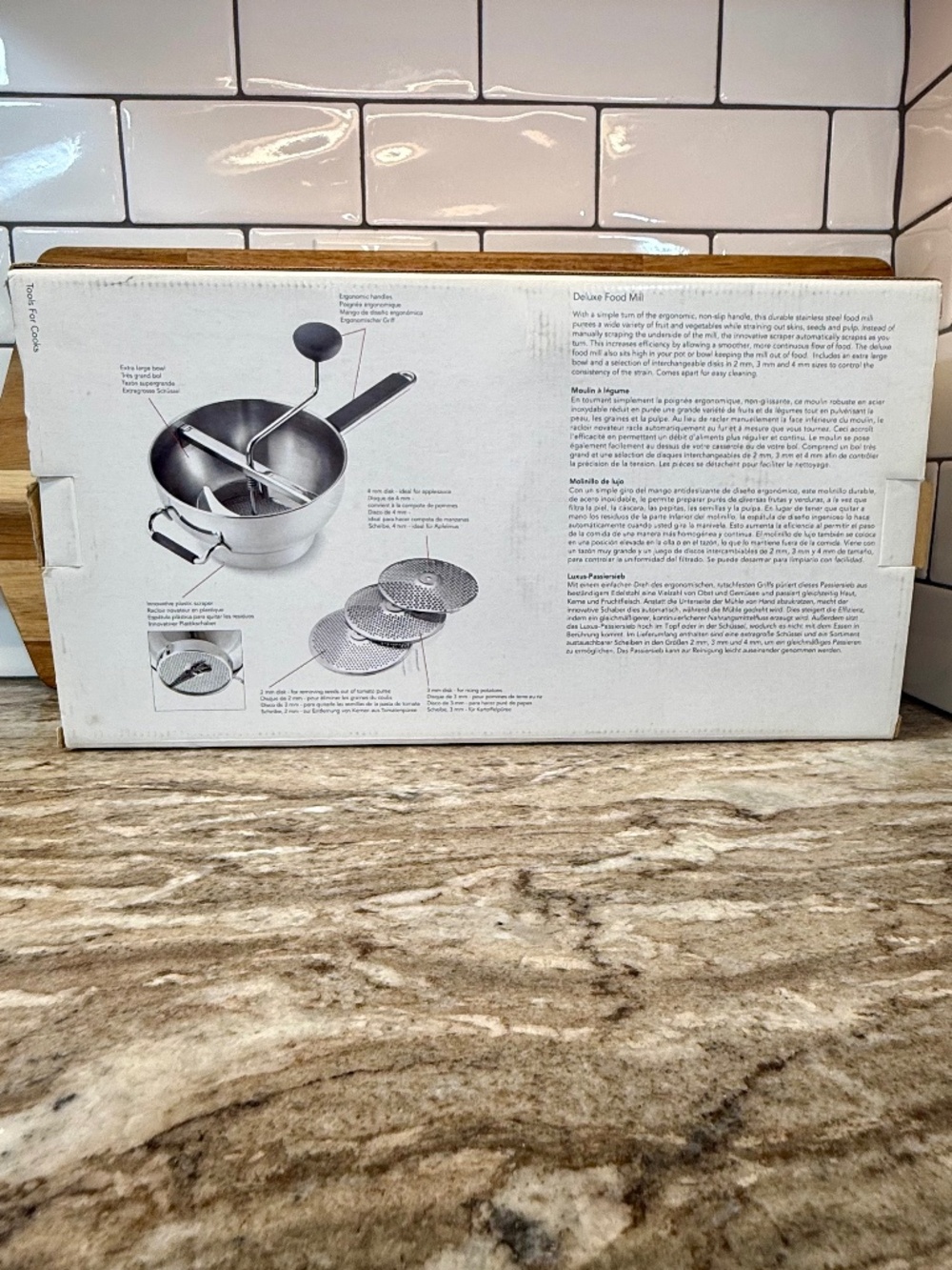 Cuisipro Deluxe Food Mill 🍅 Stainless Steel | New In Open Box 🥕 - Picture 3 of 10